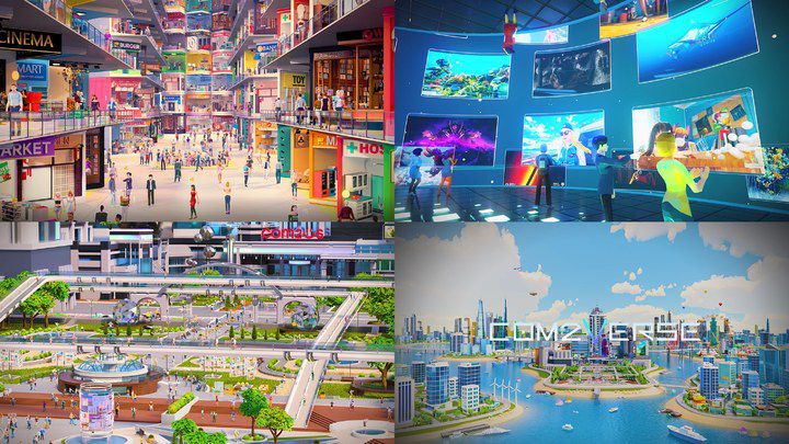 [서울=뉴시스] 컴투스가 구축 중인 메타버스 플랫폼 '컴투버스'.