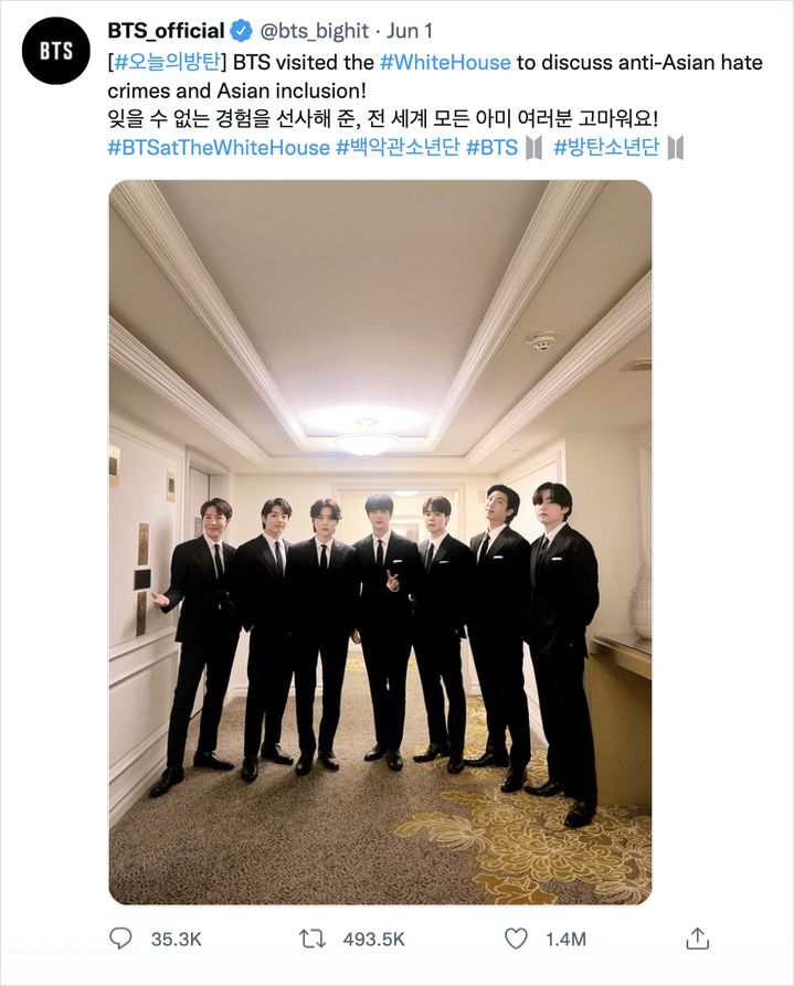 [서울=뉴시스] 방탄소년단 트윗. 2022.06.12. (사진 = 트위터 제공) photo@newsis.com *재판매 및 DB 금지