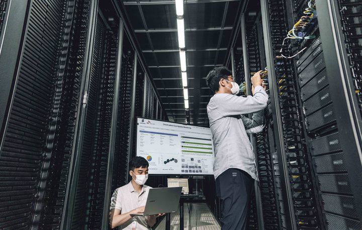 [서울=뉴시스] SK텔레콤이 에릭슨과 초고속·대용량의 5G 서비스를 위한 패킷 가속 처리, 경로 최적화, 다중 흐름 제어 등 최신 기술들이 적용된 코어망을 상용화했다. (사진=SKT 제공) 2022.7.21 *재판매 및 DB 금지