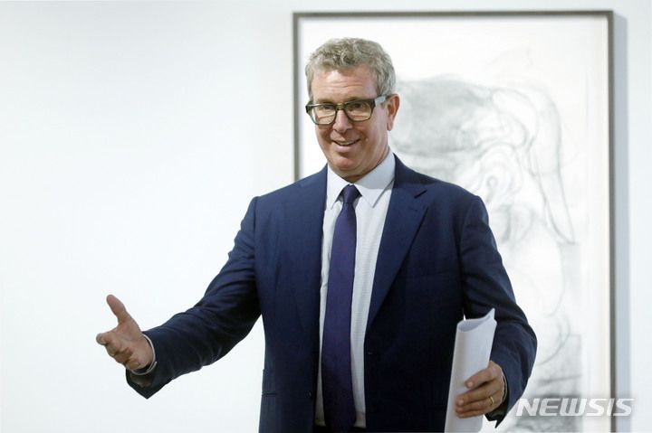 [서울=뉴시스] 최동준 기자 =마크 글림처 페이스갤러리 회장. 2022.08.30. photocdj@newsis.com