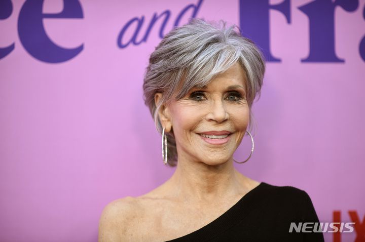 [서울=AP/뉴시스] 할리우드 배우 제인 폰다.