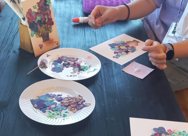 경남 함양 개평한옥마을 압화체험. 2022.09.29. 박주연 기자 photo@newsis.com *재판매 및 DB 금지