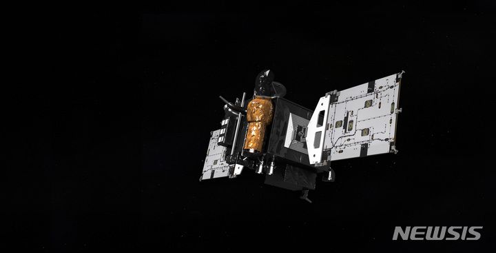 [서울=뉴시스]달 탐사 1단계 임무를 수행한 한국형 달 탐사선 '다누리'. (사진=과학기술정보통신부 제공)