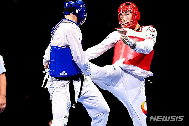 [서울=뉴시스]2020 도쿄 패럴림픽 주정훈. (사진=세계태권도연맹 제공)