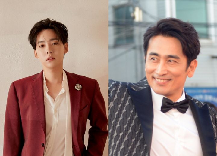 [서울=뉴시스] (왼쪽부터) 김진우, 차인표.2023.02.08. (사진= YG엔터테인먼트, 뉴시스 ) photo@newsis.com  *재판매 및 DB 금지