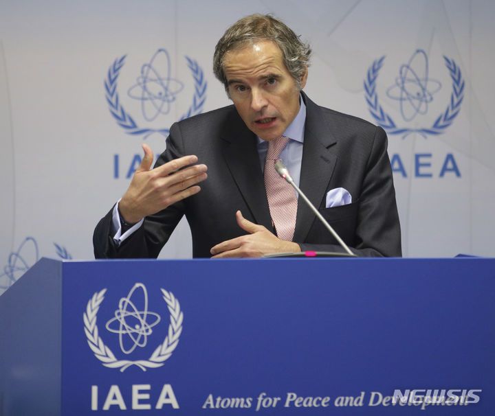 [빈(오스트리아)=AP/뉴시스]라파엘 그로시 국제원자력기구(IAEA) 사무총장. (사진=뉴시스DB)