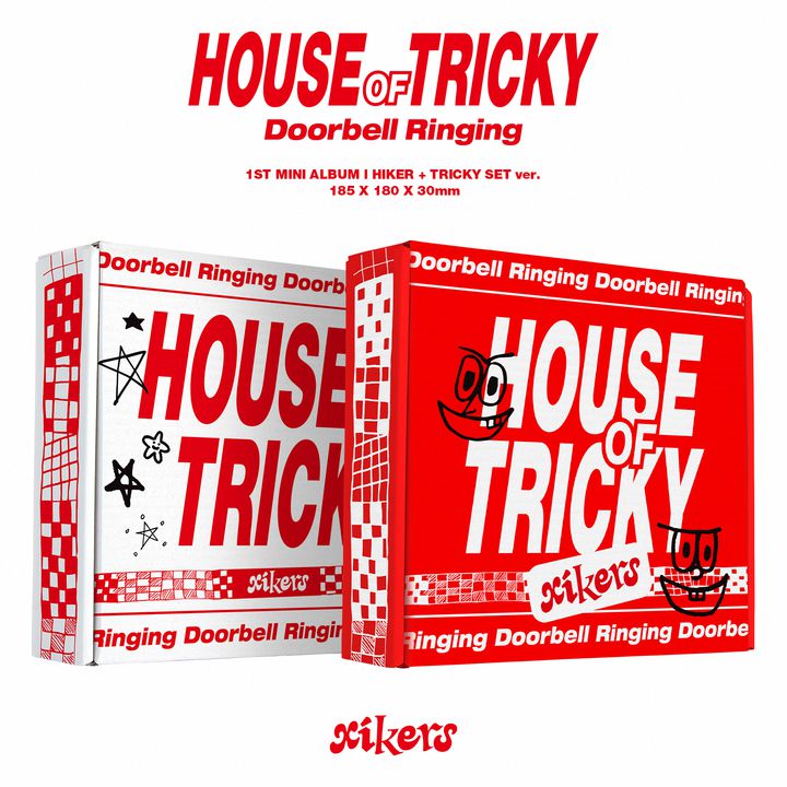 [서울=뉴시스] 그룹 싸이커스(xikers) 미니 1집 '하우스 오브 트리키 : 도어벨 링잉(HOUSE OF TRICKY : Doorbell Ringing)' 팩샷. 23.03.10. (사진=KQ엔터테인먼트 제공) photo@newsis.com *재판매 및 DB 금지