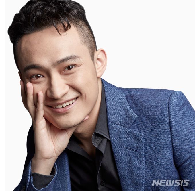 [서울=뉴시스] 암호화폐 트론 창시자 저스틴 선. 2025.05.23. (사진 = 트론 재단 홈페이지 갈무리)