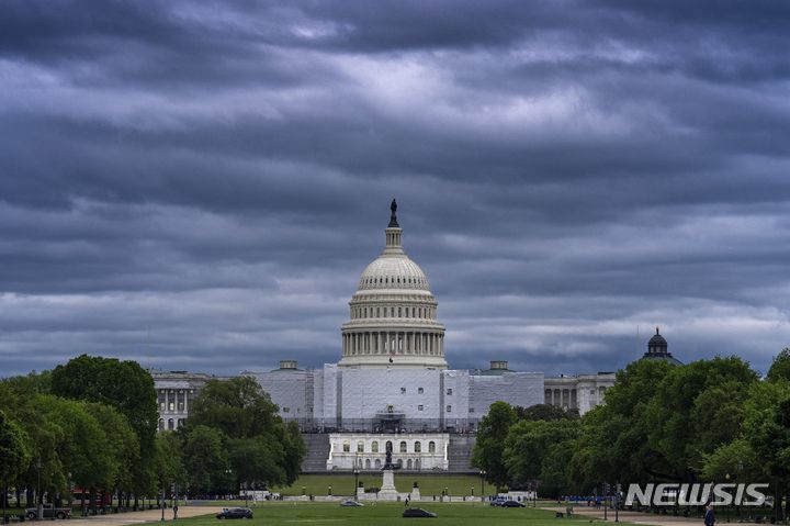 [워싱턴=AP/뉴시스] 지난 3일 미국 워싱턴 국회의사당 모습. 2023.05.31