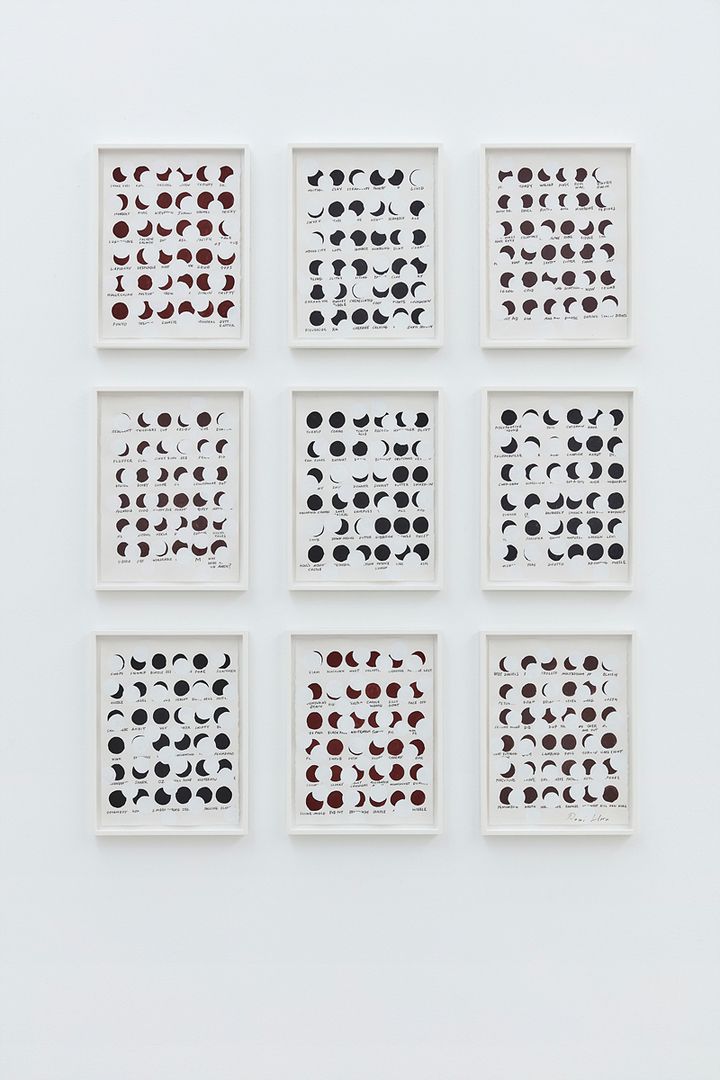 로니 혼, 〈Remembered Words?(Snake Eyes)〉2012-2013 Watercolor, graphite on paper9 units, 38.1 x 27.9 cm each Courtesy of the artist and Kukje Gallery 사진: Keith Park 이미지 제공: 국제갤러리 *재판매 및 DB 금지