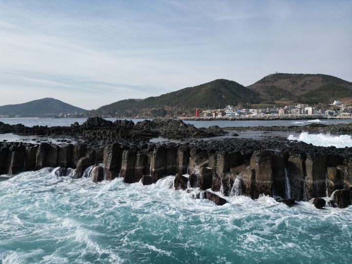 포항 오도리 주상절리 전경 *재판매 및 DB 금지
