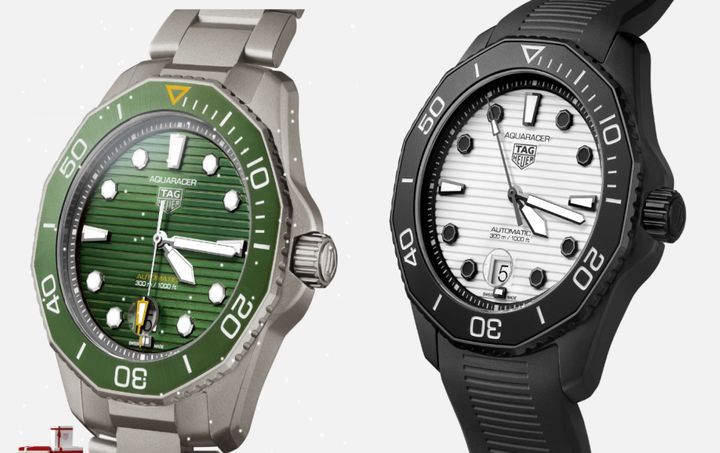 태그호이어 아쿠아레이서 프로페셔널 300 시리즈 제품들 모습.(사진=태그호이어 제공) *재판매 및 DB 금지