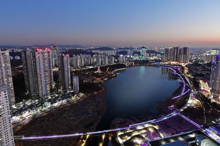 [수원=뉴시스] 수원 광교신도시  *재판매 및 DB 금지