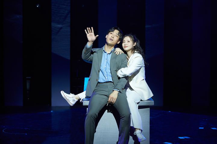 뮤지컬 '라스트 파이브 이어스'. 최재림과 민경아. (사진=신씨컴퍼니) photo@newsis.com *재판매 및 DB 금지