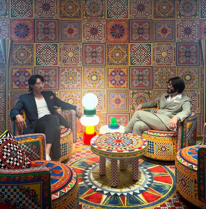 [서울=뉴시스] 비(정지훈), 노홍철. (사진=노홍철 인스타그램 캡처) 2024.04.18. photo@newsis.com *재판매 및 DB 금지