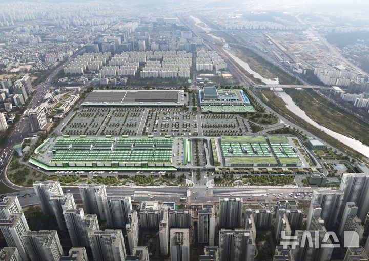 [서울=뉴시스]서울 송파구는 가락시장 남북측에 가로공원을 신설해 도심 녹지 공간을 늘리고 걷기 좋은 정원 길로 만든다고 2일 밝혔다. (사진=송파구 제공). 2024.10.02. photo@newsis.com