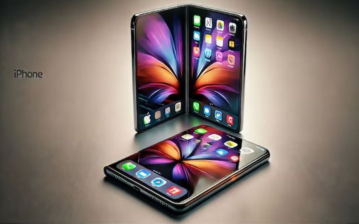 [서울=뉴시스] 폴더블 아이폰 예상 이미지. (사진=Pihu Yadav X 캡처) *재판매 및 DB 금지