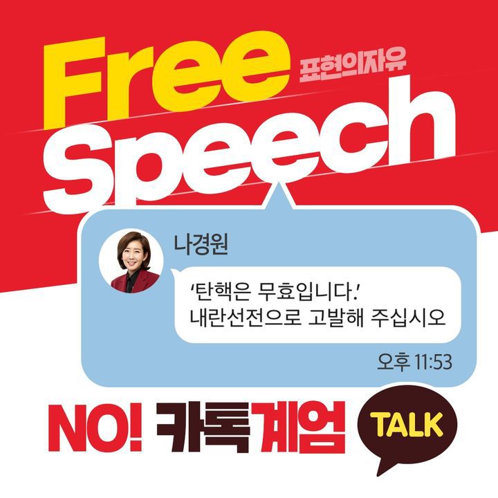 국민의힘 미디어특별위원회는 12일 자료를 내고 나경원 의원이 특위에 인을 내란선전죄 피고발인 1호로 접수해 달라는 뜻을 밝혔다고 공개했다. (사진=국민의힘 제공) *재판매 및 DB 금지