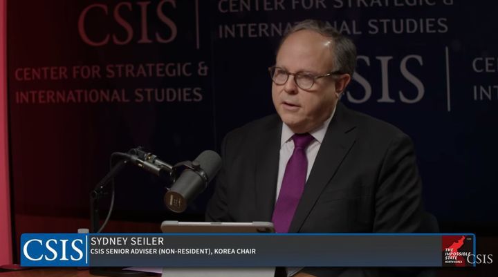[워싱턴=뉴시스]시드니 사일러 전 국가정보국(DNI) 국가정보위원회(NIC) 북한담당관이 지난 1월 22일(현지 시간) 미 전략국제문제연구소(CSIS) 대담에서 발언하고 있다. (사진=CSIS 캡쳐). 2025.10.10. *재판매 및 DB 금지