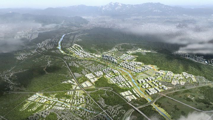 [서울=뉴시스] 고양창릉지구 메인 조감도. 2025.01.28. (자료=3기 신도시 홈페이지) photo@newsis.com  *재판매 및 DB 금지