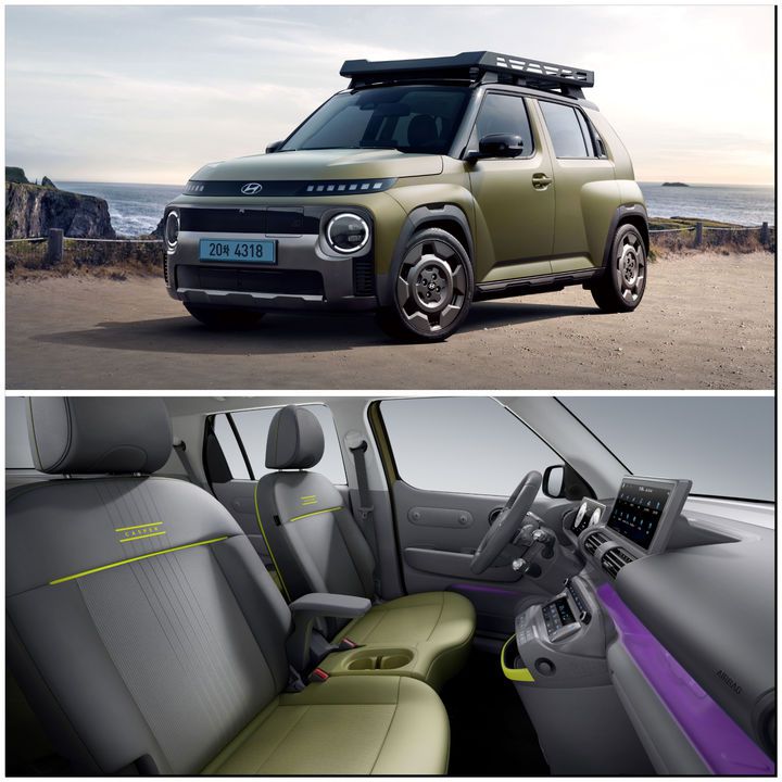 [서울=뉴시스] 현대차가 오는 11일 출시하는 소형 전기 SUV 모델인 '캐스퍼 일렉트릭 크로스' 모습. (사진=현대차 제공) 2025.02.10 photo@newsis.com *재판매 및 DB 금지