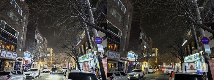 [서울=뉴시스] 샤오미15 울트라(왼쪽)와 아이폰15 프로로 찍은 사진 비교.