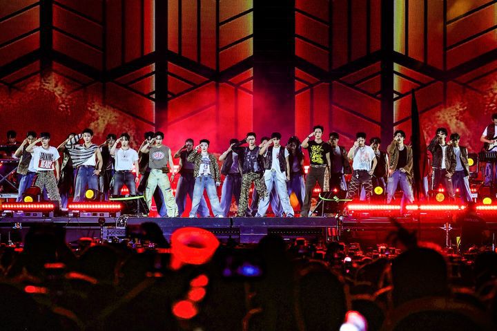 [서울=뉴시스] 세븐틴 멕시코 '테카테 팔 노르테 2025' 헤드라이너 현장. (사진 = 플레디스 엔터테인먼트 제공) 2025.04.06. photo@newsis.com *재판매 및 DB 금지