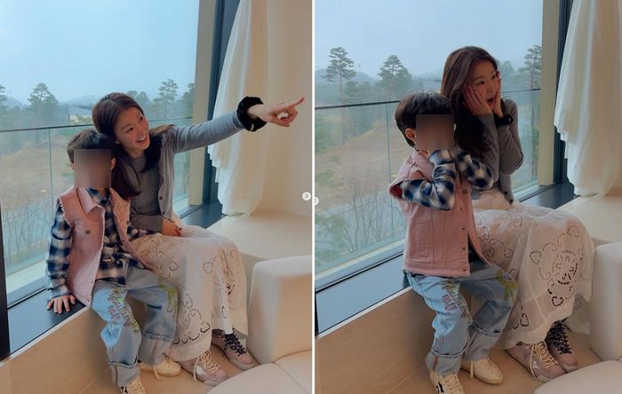 [서울=뉴시스] 이시영과 아들 정윤. (사진=인스타그램 캡처) 2025.04.16. photo@newsis.com *재판매 및 DB 금지