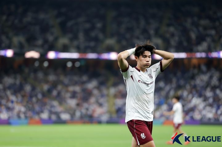 [서울=뉴시스]K리그 광주, ACLE 8강 탈락. (사진=한국프로축구연맹 제공)