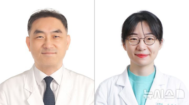 [서울=뉴시스]왼쪽부터 경희대학교병원 신경과 안태범·유달라 교수. (사진= 경희대병원 제공) 2025.04.30. photo@newsis.com.