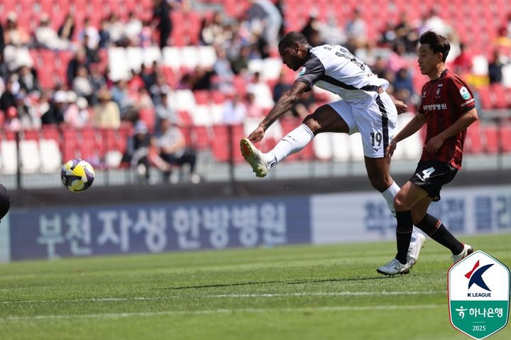 [서울=뉴시스] 프로축구 K리그2 전남드래곤즈의 호난. (사진=한국프로축구연맹 제공) *재판매 및 DB 금지