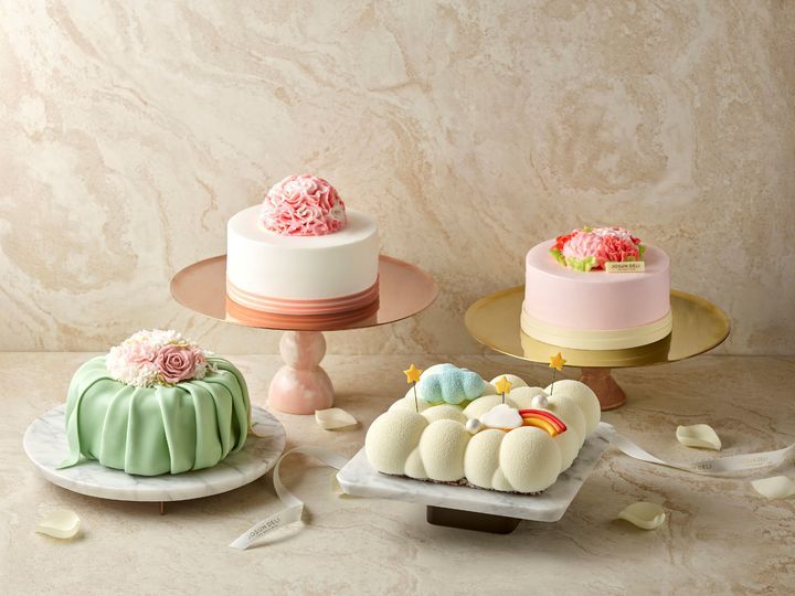 조선팰리스 조선델리 '더 부티크' 케이크 4종. (사진=조선호텔앤리조트) 2025.05.10. photo@newsis.com  *재판매 및 DB 금지