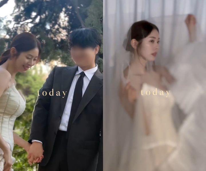 [서울=뉴시스] 변호사 겸 방송인 서동주가 웨딩화보 촬영 현장을 공개했다. (사진=서동주 인스타그램 캡처) 2024.05.13. photo@newsis.com *재판매 및 DB 금지