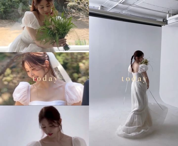 [서울=뉴시스] 변호사 겸 방송인 서동주가 웨딩화보 촬영 현장을 공개했다. (사진=서동주 인스타그램 캡처) 2024.05.13. photo@newsis.com *재판매 및 DB 금지