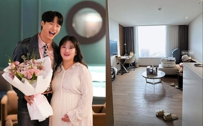 [서울=뉴시스] 원혁, 이수민(왼쪽)·이수민이 올린 산후조리원 사진. (사진=인스타그램 캡처) 2025.05.13. photo@newsis.com *재판매 및 DB 금지