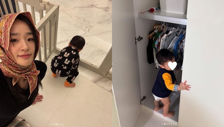 [서울=뉴시스] 손연재가 육아 근황을 밝혔다. (사진=손연재 인스타그램 캡처) 2025.05.19. photo@newsis.com *재판매 및 DB 금지