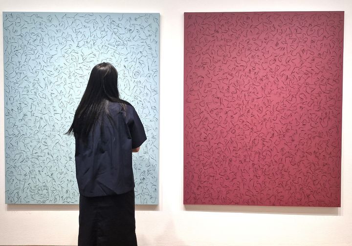 이형우 편백나무 개인전 전시 전경. *재판매 및 DB 금지