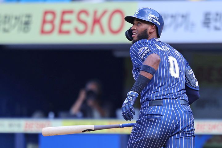 [서울=뉴시스] 프로야구 삼성 라이온즈의 르윈 디아즈. (사진 = 삼성 라이온즈 제공) *재판매 및 DB 금지