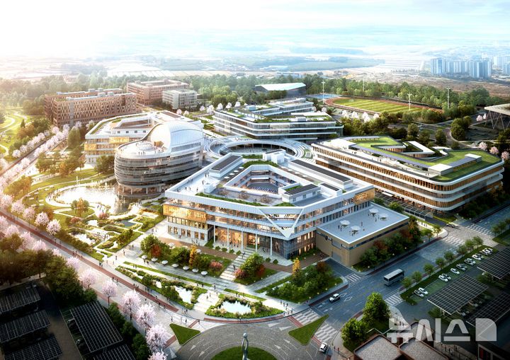 한국에너지공대(KENTECH·켄텍) 연구 1동 조감도. (이미지=켄텍 제공) photo@newsis.com