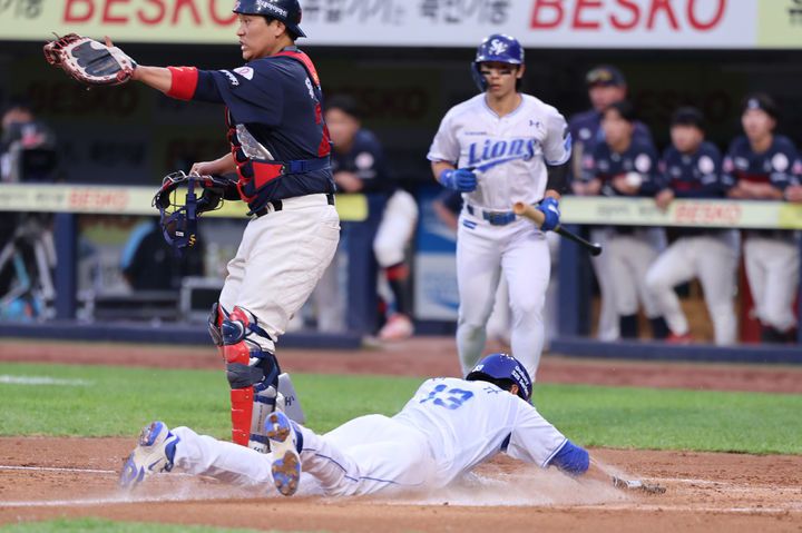 [서울=뉴시스] 프로야구 삼성 라이온즈의 이성규. (사진=삼성 라이온즈 제공) 2025.05.27. *재판매 및 DB 금지
