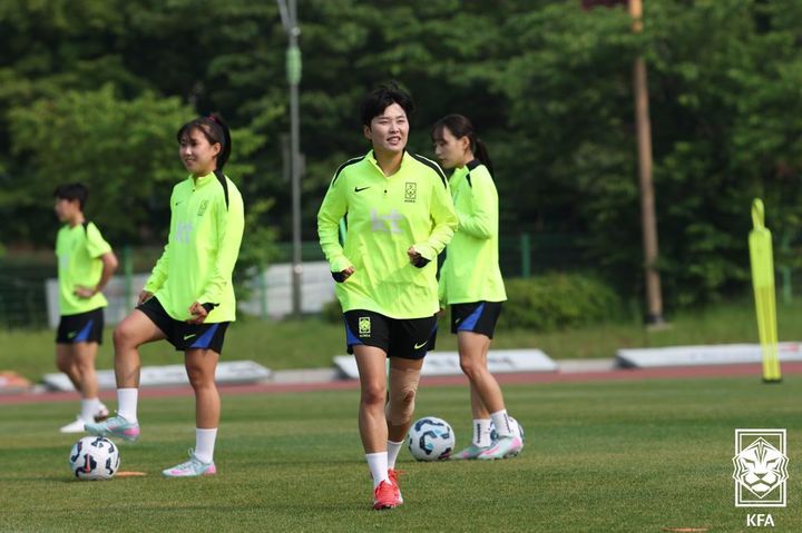 [서울=뉴시스] 여자 축구 국가대표팀의 지소연. (사진=대한축구협회 제공) *재판매 및 DB 금지