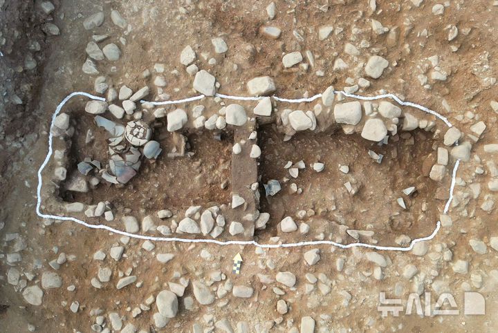 [서울=뉴시스] 경주 쪽샘지구 J230호 덧널무덤 조사 (사진=국가유산청 제공) 2025.05.29. photo@newsis.com