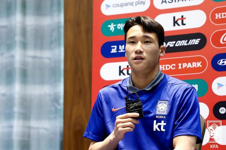 [서울=뉴시스] 축구 국가대표 레프트백 이태석. (사진=대한축구협회 제공) *재판매 및 DB 금지