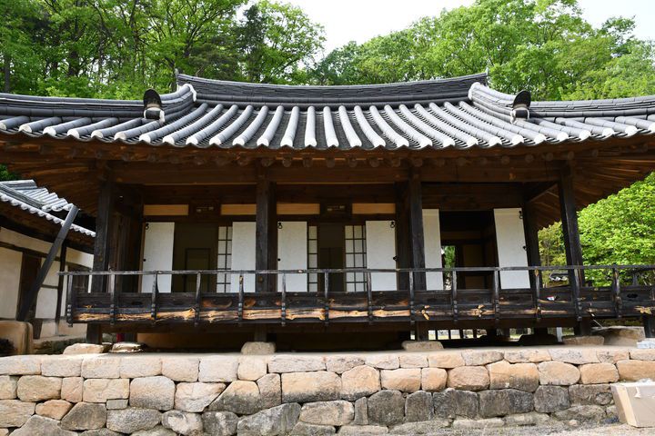 [서울=뉴시스] 안동 전주류씨 삼산고택 사랑채 전경 (사진=국가유산청 제공) 2025.06.05. photo@newsis.com *재판매 및 DB 금지