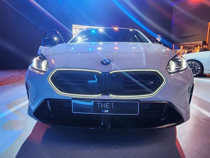 [인천=뉴시스] 영종도 BMW 드라이빙 센터에 전시된 BMW 더 뉴 1시리즈. (사진=이창훈 기자) 2025.06.05 photo@newsis.com *재판매 및 DB 금지 *재판매 및 DB 금지