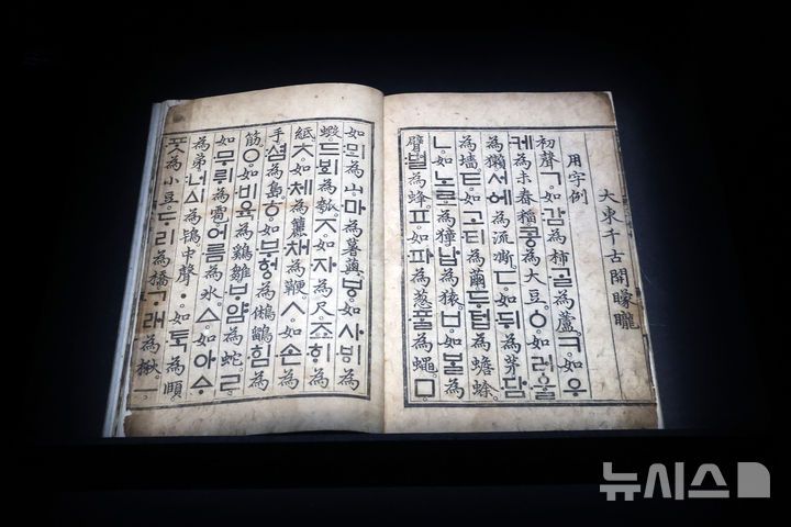 [서울=뉴시스] 박진희 기자 = 국립중앙박물관은 용산 개관 20주년을 맞아 특별전 '새 나라 새 미술: 조선 전기 미술 대전' 언론공개회를 9일 서울 용산구 국립중앙박물관 특별전시실에서 갖고 '훈민정음'을 선보이고 있다. 이번 전시는 조선이라는 새로운 나라의 시작과 함께 꽃핀 15~16세기 당시 미술을 대표하는 691건(도자, 서화, 불교미술 등) 작품의 정수를 한 자리에 모은 대규모 기획이다. 2025.06.09. pak7130@newsis.com