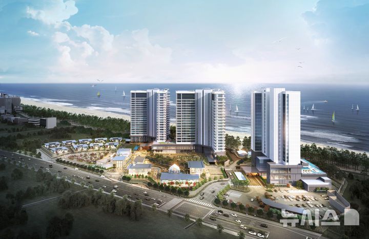 [서울=뉴시스] 신라모노그램 강릉 조감도. photo@newsis.com