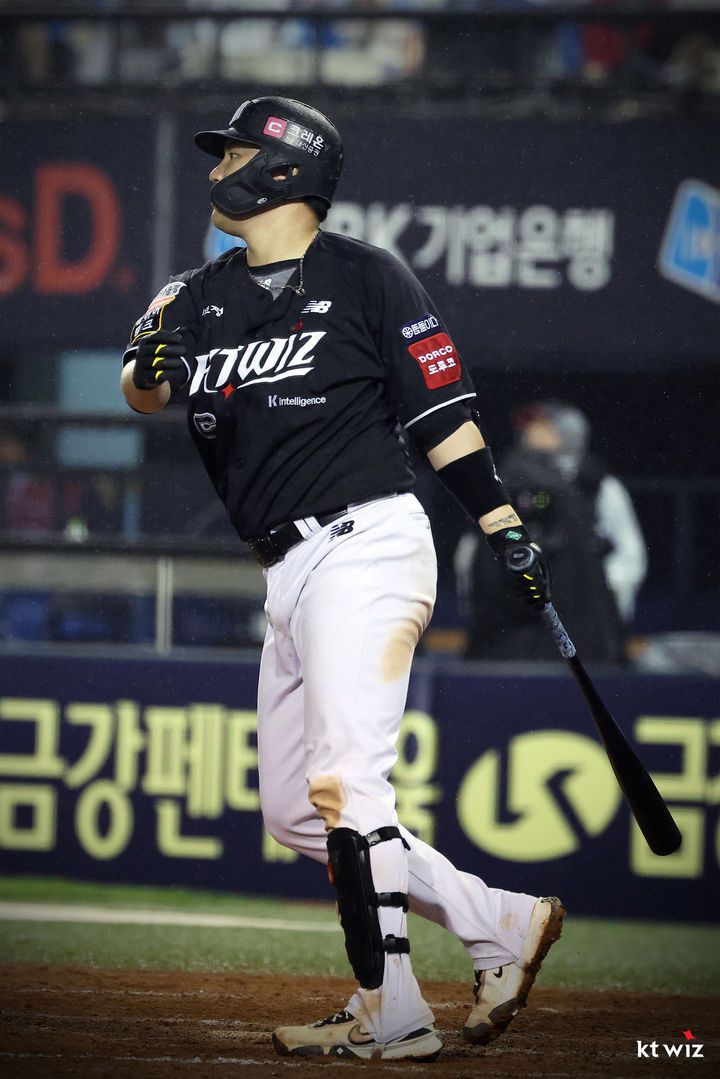 [서울=뉴시스] 프로야구 KT 위즈의 장성우. (사진 = KT 위즈 제공) *재판매 및 DB 금지