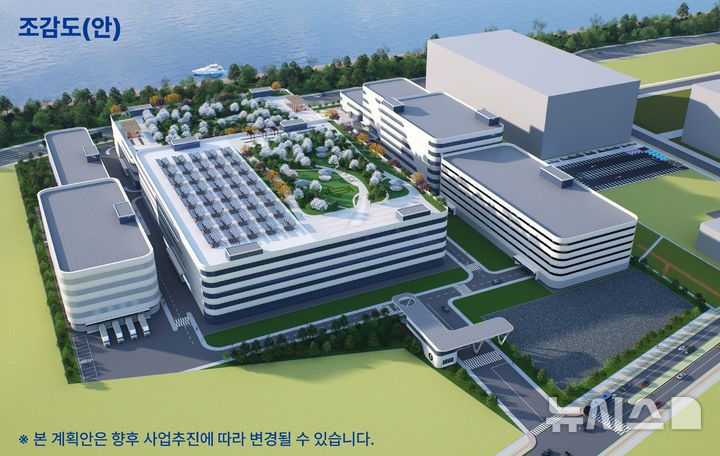 [시흥=뉴시스] 최첨단 바이오의약품 복합 연구 개발 단지 조성 조감도.(조감도=시흥시 제공).2025.06.20. photo@newsis.com