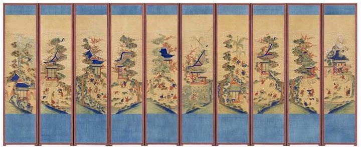 [서울=뉴시스] 백듕자도 병풍 미국 덴버박물관 소장 (사진=국가유산청 제공) 2025.06.23. photo@newsis.com *재판매 및 DB 금지